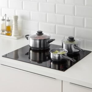 Sauté pan, stainless steel, 9 "