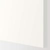 High cab w 2 drs/3 fronts/5 drawers, white/Axstad gray-green, 30x24x90 "