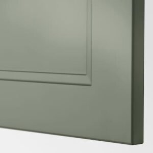 High cab w 2drs/2 fronts/4 drawers, white/Axstad matte white, 30x24x80 "