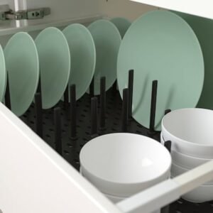 Pot lid organizer, stainless steel