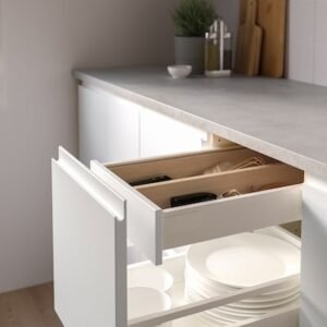 Flatware tray/2 utensil trays, light bamboo, 26x19 1/2 "